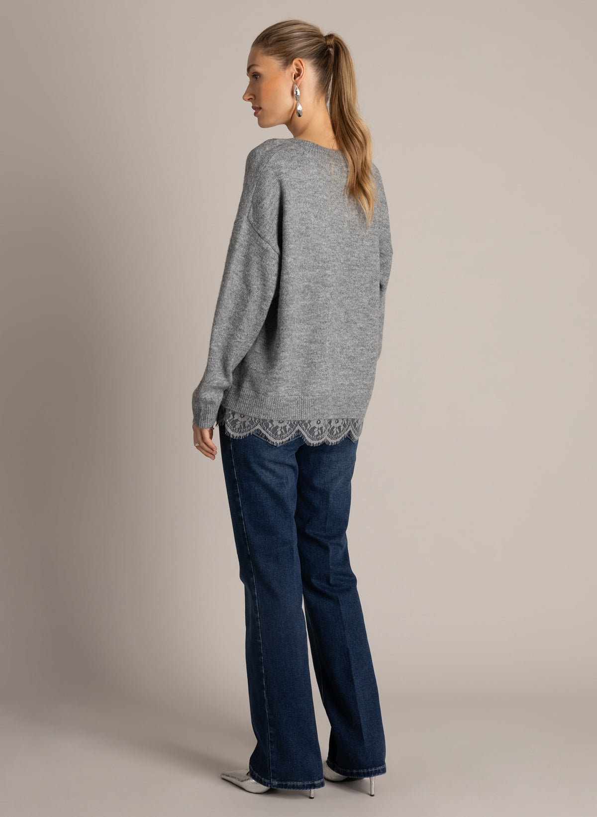 Unella in Mid Grey Melange – productfoto 2