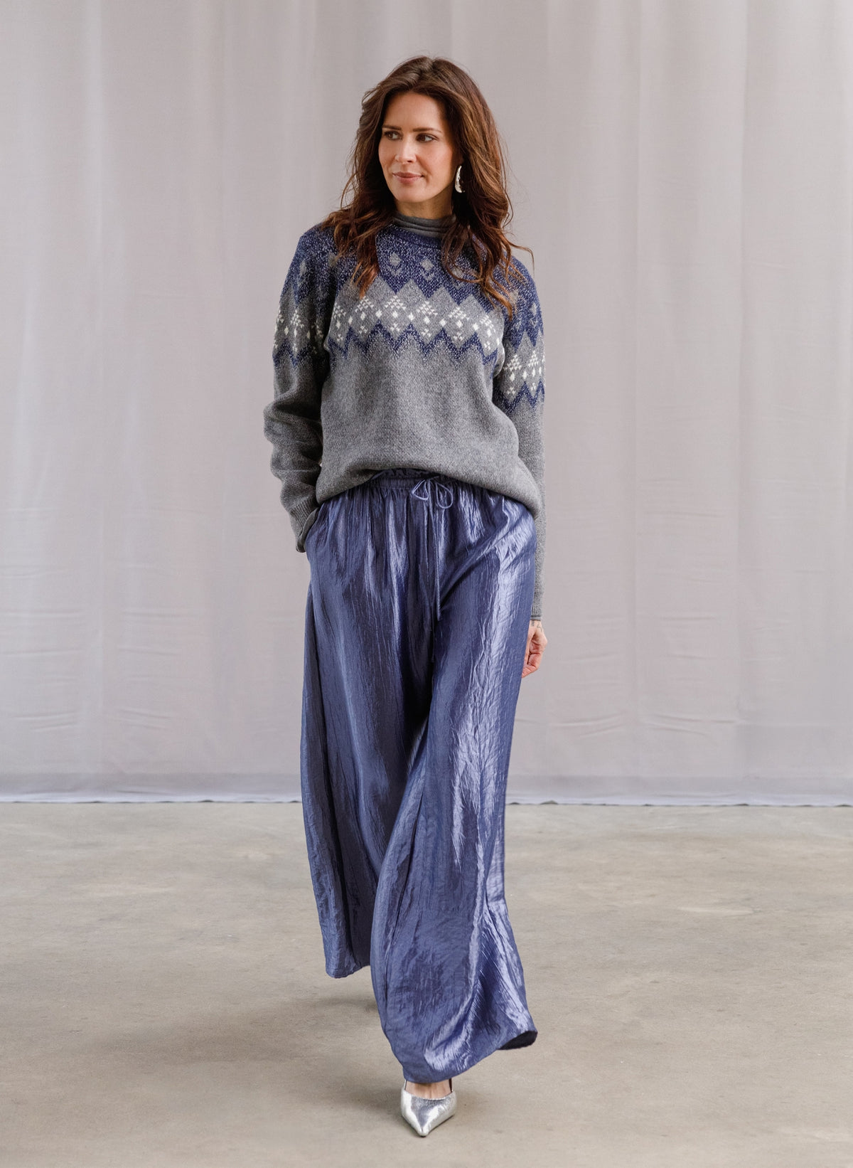Ulinda in Dark Blue/Mid Grey M – productfoto 6