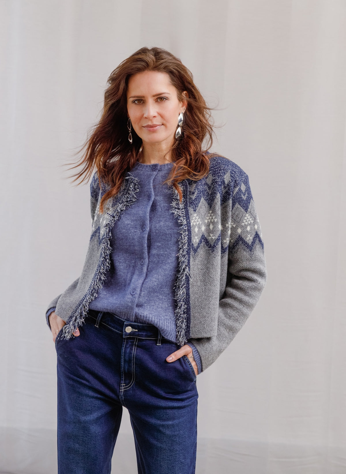 Ulrike in Dark Blue/Mid Grey M – productfoto 6