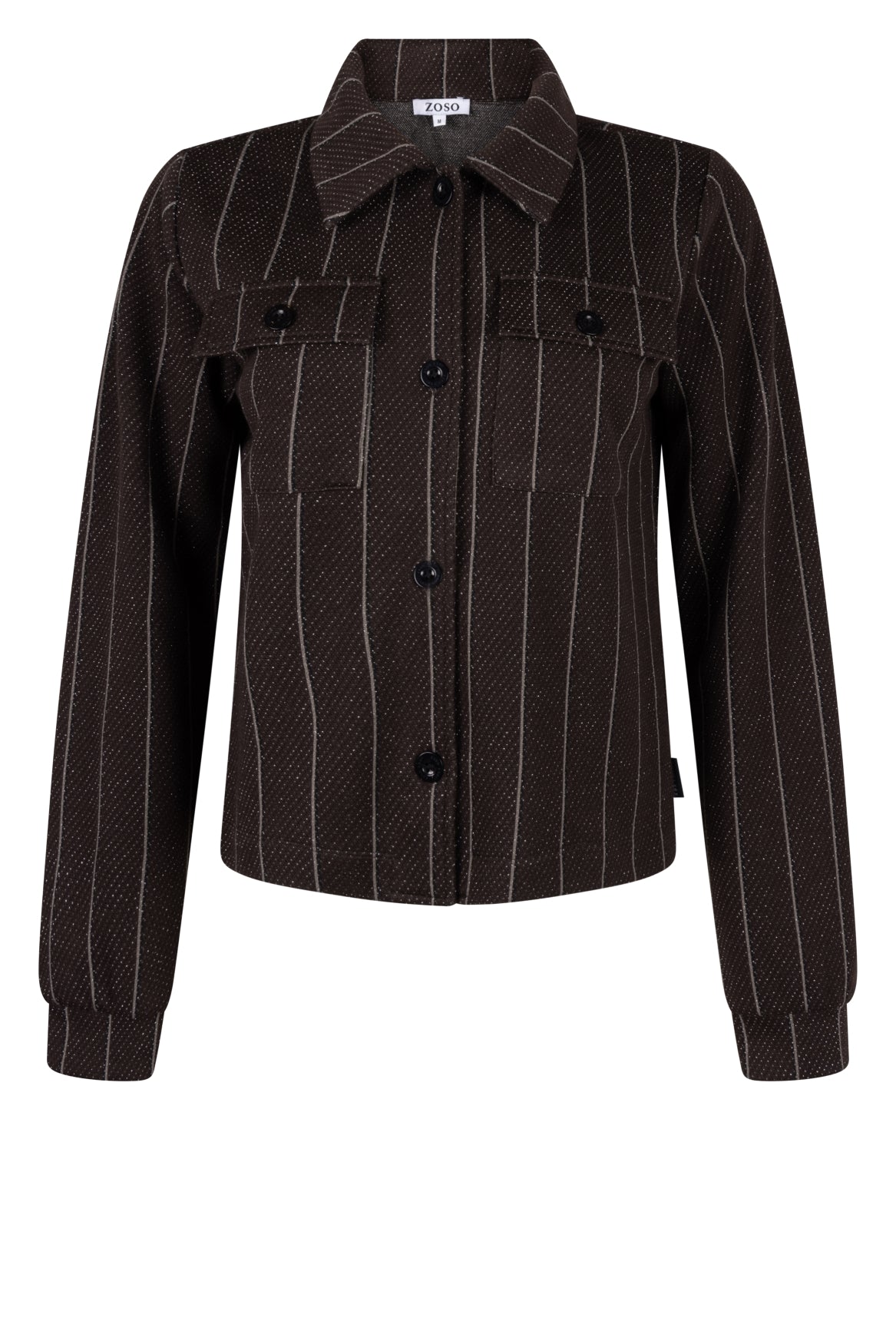 Zoso Doutzen jas in espresso – productfoto 1
