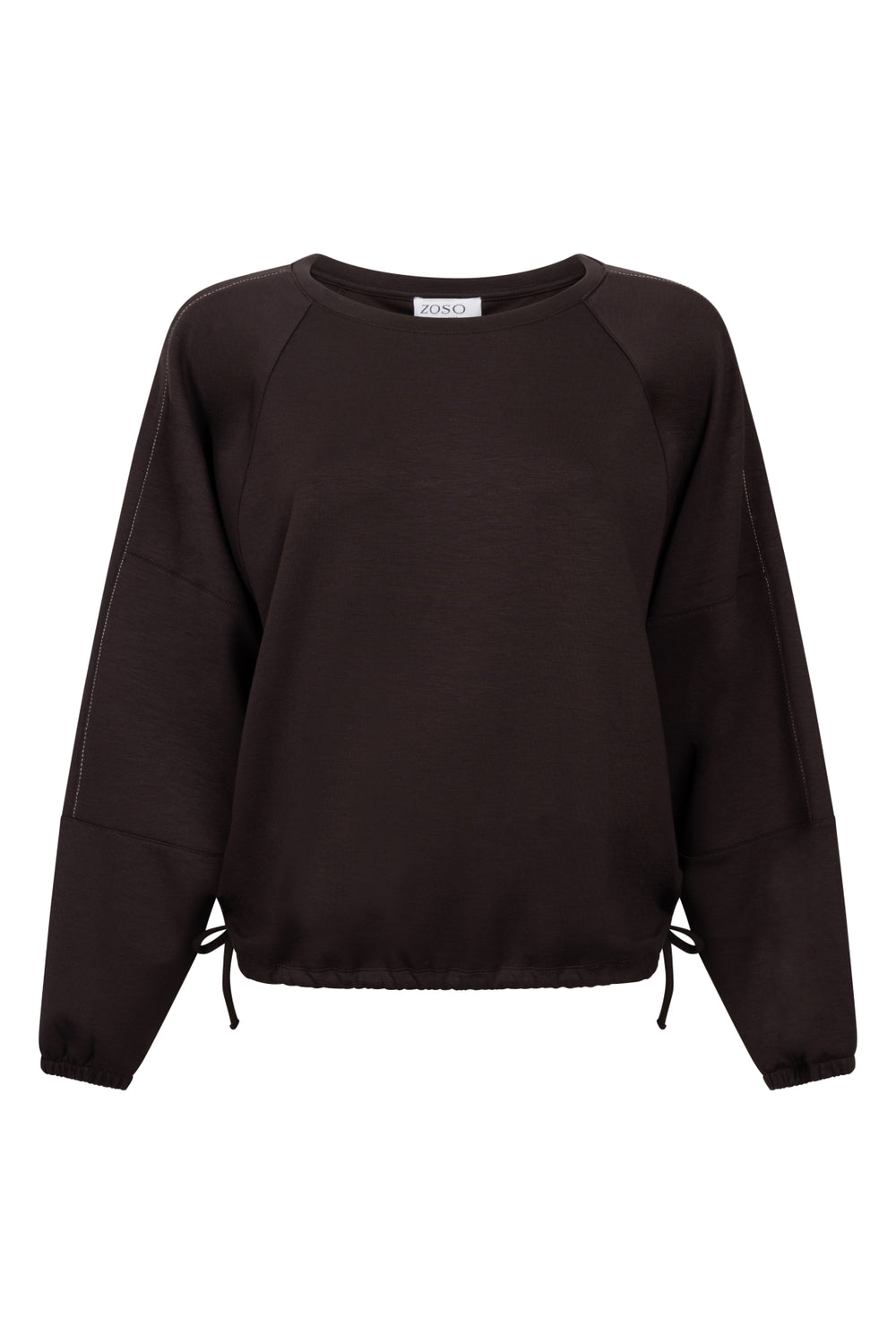 Zoso Jasmine trui in espresso – productfoto 1