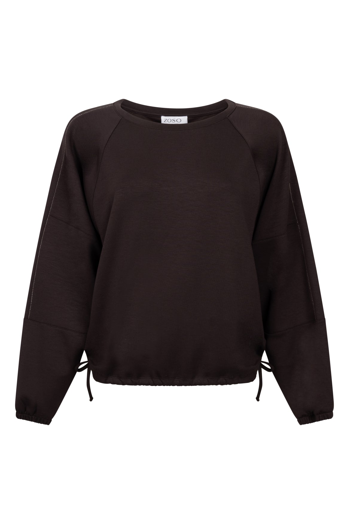 Zoso Jasmine trui in espresso – productfoto 1