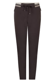Zoso Karlijn broek in espresso – productfoto 1