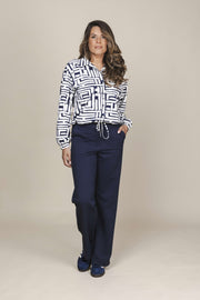 Zoso Fresca in offwhite-navy – productfoto 1