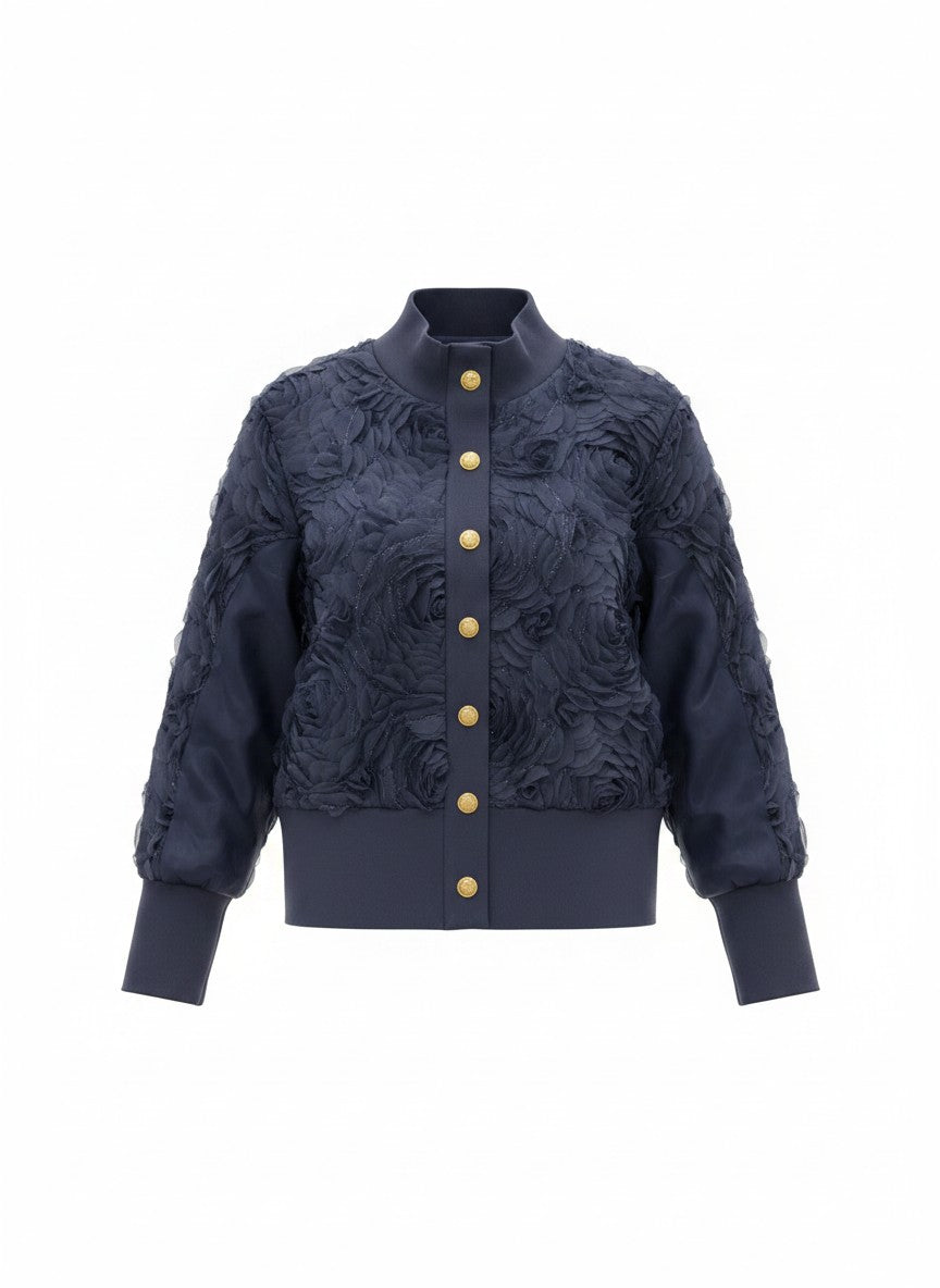 ICNK Drava Lasercut Circles in Vintage Indigo – productfoto 1