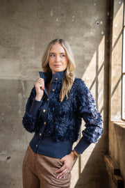 ICNK Drava Lasercut Circles in Vintage Indigo – productfoto 3