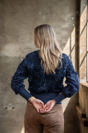 ICNK Drava Lasercut Circles in Vintage Indigo – productfoto 10