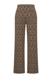 Mi Piace Trousers Harvest Ikat Print in Espresso