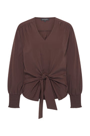 Mi Piace Top Knotted in Espresso